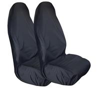 Sharelove Waterproof Car Seat Cover,Universal Car Seat Protector,Oxford Heavy Duty Dustproof Front Car Seat Covers,Durability Convenient Breathable and Sweatproof for Most Cars Quantity Available (2)