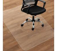 SHAREWIN Office Chair Mat for Hard Wood Floors, 120x75 cm Heavy Duty Anti-Slip Hardwood Floor Protector Rug, Easy Clean