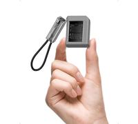 SHARGE Disk M.2 NVMe SSD Enclosure with Active Cooling System, Small External SSD Case,10Gbps USB C 3.2 Gen2, 2TB Enclosure NVMe Reader Supports M Key for PS5, SteamDeck, Camera