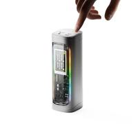 Sharge ek 300 Power Bank 24000mAh Portable Laptop Charger with 140W PD3.1, 2 USB-C, 1 USB-A and DC Output, Transparent Fast Charging Battery for MacBook Pro, iPhone, Starlink, Smart Display, RGB