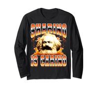 Sharing is Caring Karl Marx Communism Communist Socialism Long Sleeve T-Shirt
