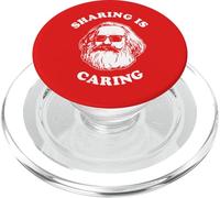 Sharing Is Caring - Karl Marx Funny Socialism PopSockets PopGrip for MagSafe