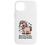 Sharing Trails Sharing Smiles Cute Pony Case for iPhone 14 Plus