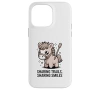 Sharing Trails Sharing Smiles Cute Pony Case for iPhone 14 Pro Max