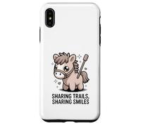 Sharing Trails Sharing Smiles Cute Pony Case for iPhone XS Max