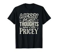 Sharing Your Thoughts Creates Clever Humorous Puns T-Shirt