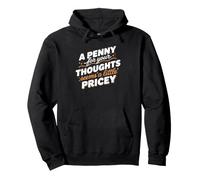 Sharing your thoughts provides clever sarcasm daily Pullover Hoodie