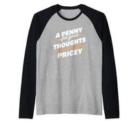Sharing Your Thoughts Provides Clever Sarcasm Daily Raglan Baseball Tee