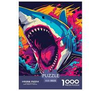 Shark 1000pcs Paper Jigsaw Puzzle 100% Recycled Cardboard Beautiful Decoration for Adults And Kids 38x26cm/1000pcs