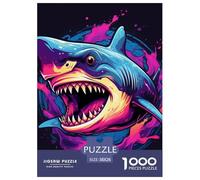 Shark 1000pcs Paper Jigsaw Puzzles What Happens Next Educational Games for Adults And Kids 38x26cm/1000pcs