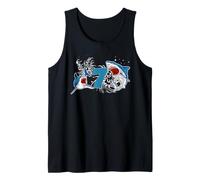 Shark 7th Birthday Ocean Animal 7 Year Old Kid Party Theme Tank Top