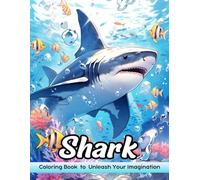 Shark: Adult Coloring Book with Shark for Stress Relief and Relaxation
