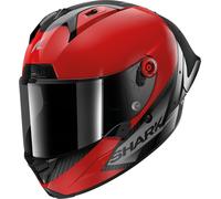 Full Face Helmet Shark AERON GP BLANK SP Carbon Red Anthracite