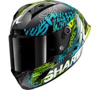 Full Face Helmet Shark AERON GP FIM RACING #2 SPEED-VIB Carbon Blue Green