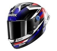 Full Face Helmet Shark AERON GP FIM RACING #1 FIRSTLAP Carbon Blue Red