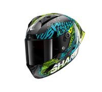 Full Face Helmet Shark AERON GP FIM RACING #2 SPEED-VIB Carbon Blue Green
