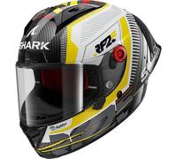 Shark Aeron GP Motorcycle Full-Face Race Helmet - Replica Fernandez Gloss White