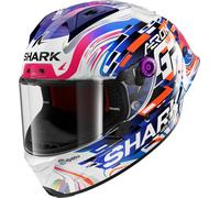 Shark Aeron GP Replica Zarco GP de France Helmet, white-purple, size 2XL for Men