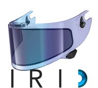 Shark Aeron Photochromic IRID Solar Powered Liquid Crystal Blue Visor