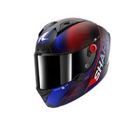 Shark Aeron Speed Tech Carbon Helmet, black matt/red/blue, size L (59/60)