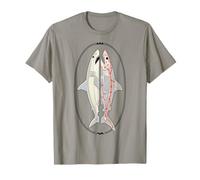 Shark Anatomy Funny Biology Ocean Science Lover T-Shirt