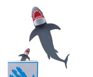 Shark Animal Bookmarks - 4.61 Bookmark Set | 3D Printing Material - Fun Page Marker with Decorative Pattern for Books, Files, Offices and Studies, Great for Teens