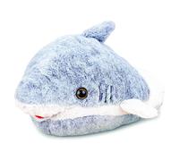 Shark Animal Giant Slipper Foot Warmer Noxxiez Grey One Size