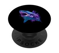 Shark Animal Graphic Marine Biology Sea Ocean Shark Lover PopSockets Adhesive PopGrip