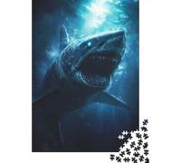 Shark Attack in Sea Jigsaw Puzzle for Adults, 1000 Pieces, 70x50cm/1000pcs, Quiet Home Activity, Evening Leisure And Puzzle Lovers