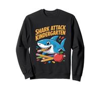 Shark Attack Kindergarten Back To School First Day Sweatshirt