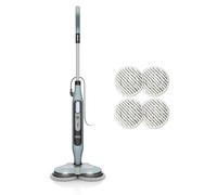 Shark Automatic Steam and Scrub Mop with Steam Blaster & 6 Rotating Dirt Grip Power Pads, 3 Steam Settings, Stain & Dirt Removal for All Sealed Hard
