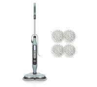 Shark Steam Mop, Automatic Steam and Scrub Steam Mop with Steam Blaster & 6 Dirt Grip Pads, 3 Steam Settings, Stain & Dirt Removal, For all Sealed Hard Floors, 8m Cord, Sage Green, S8201UKCP