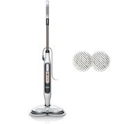 Shark Automatic Steam Mop with 2 Rotating Power Pads & 3 Steam Settings - White & Grey S8201UK