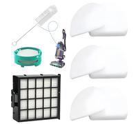 Shark AZ4002 Replacement Parts Filter Compatible with Shark AZ4000 AZ4002 AZ4000C AZ4002W Detect Pro Max Upright Vacuum - 1 HEPA Filters 3 Foam & Felt Filters 1 Cleaning Brush