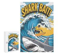 Shark Bait Surfer, 1000 PCS Challenging Puzzle for Adults - for Quiet Evenings And Focused Play