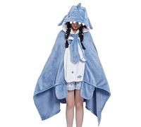 Shark Blanket Adult 41x65 Inch Hooded Shark Blanket Soft Cozy Wearable Shark Blanket Cute Shark Shawl for Nap Reading Shark Blanket Shark Blanket Hoodie Wearable Shark Blanket Hooded Shark Blanket
