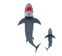 Shark Bookmark, 3D Bookmark for Children, Shark Crocodile Shape Bookmark, Funny Reading Gift, Student, 3D Animal Bookmark Cartoon Christmas Bleals for Teenagers, Girls Help