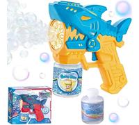 Shark Bubble Machine, Bubble Automatic Machine Gun Blower with Bubble Solutions, Summer Outdoor & Indoor Toy, Shark Party Favor, Birthday Gift in Summer, Easter for Party Wedding Outdoor Activities
