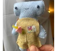 Shark Buddies Collection Plush Toy with Outfits,Cute Soft Family for Bookworms and Plush Collectors (Artist Shark)