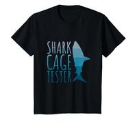 Shark Cage Tester - Arm Amputee T-Shirt, Youth, Black, 2T