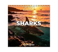 Shark Calendar - 2027 Wall Planner | Thick Paper, Twelve Month
