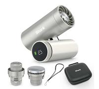 Shark ChillPIll 3-in-1 Personal High-Speed Fan, Ultra-Fine Mist and InstaChill System Travel Bundle with Case, Includes 3 Cooling Attachments, Travel-Friendly Design, Cloud FA021UK