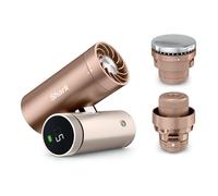 Shark ChillPIll 3-in-1 High-Speed Fan, Ultra-Fine Mist and InstaChill System, Includes 3 Cooling Attachments, Travel-Friendly Design, Iced Latte FA022UKBR