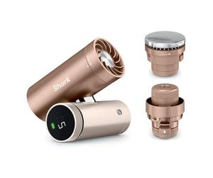 Shark ChillPIll 3-in-1 Personal High-Speed Fan, Iced Latte FA022UKBR | Ultra-Fine Mist and InstaChill System, Includes 3 Cooling Attachments, Travel-Friendly Design