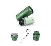 Shark ChillPill, the only 3-in-1 personal cooling system with fan, InstaChill cooling plate and dry-touch fog, portable, handheld and portable with rechargeable battery, 10 speeds, Matcha