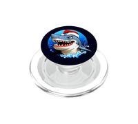 Shark Christmas PopSockets PopGrip for MagSafe