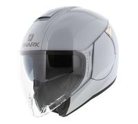 Shark Citycruiser Helmet Dual White Silver Blank W01 - Size XS