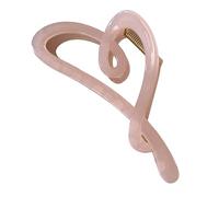 Shark Clip - Heart Hair Clips, Elegant Love Shape with Strong Hold | Cute Heart Claw Clip Fashion Hair Accessories Non-Slip Matte Hair Clip for Back of Head