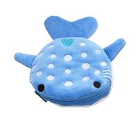 Shark Coin Purse - Shark Cute Small Storage Bag | Boys Shark Wallet with Zipper, Whale Shark Coin Purse, Whale Sea Animal Change Purse, Funny Plush Coin Pouch, Cute Earphone Storage Bag