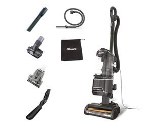 Shark Corded Upright Vacuum Cleaner 1.1L, Pet Model, NZ691UKTDB | with Anti Hair Wrap Technology, LED Headlights, Lift-Away, Anti-Allergen, 8m Cord, 750W, 5 Attachments inc Pet Tool, Black